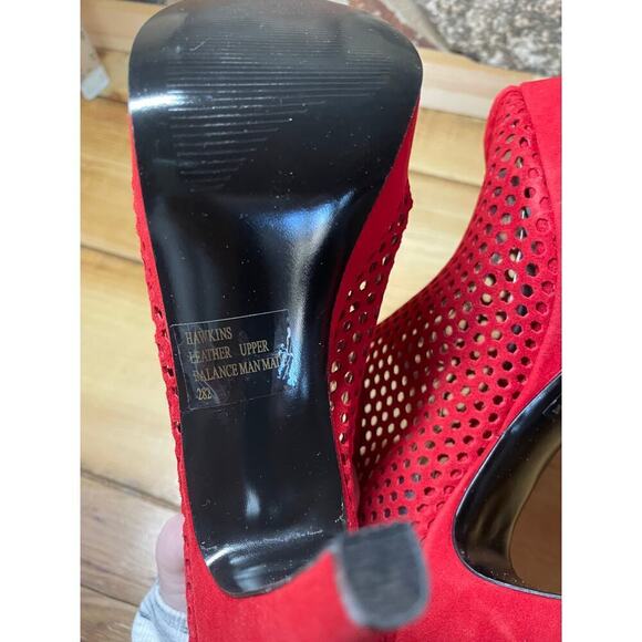 Steve Madden women's red suede stiletto high heels. Size 8.5 - Picture 7 of 8